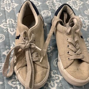 Polo by Ralph Lauren Beige Canvas Sneakers
